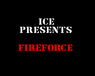 Fire Force title screen for Amiga CD32